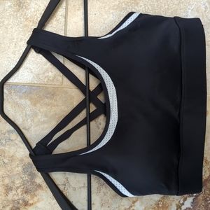 Small Zyia Black Sports Bra